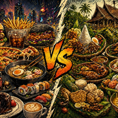Perang Rasa! Kuliner Tradisional vs Modern, Siapa Juaranya?