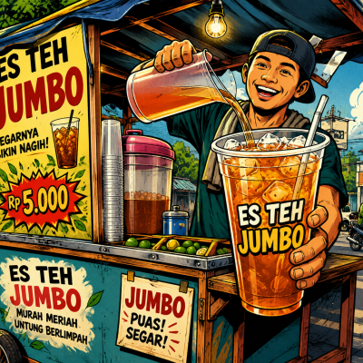 Kenapa Es Teh Jumbo Sekarang Lebih Laris daripada Minuman Kekinian? Ini Alasannya